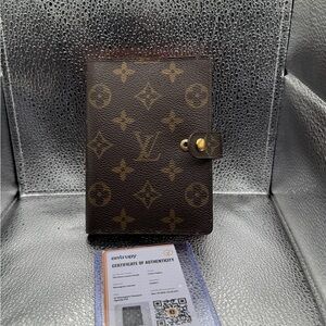 Louis Vuitton Monogram Brown Agenda Cover